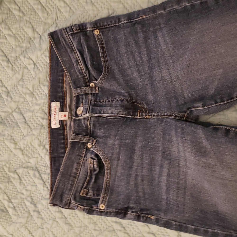 #lucky brand mid rise Ava jeans